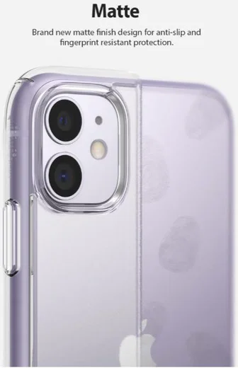 Ringke Fusion Matte Apple iPhone 11 Hoesje Transparant afbeelding 2