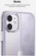 Ringke Fusion Matte Apple iPhone 11 Hoesje Transparant afbeelding 2