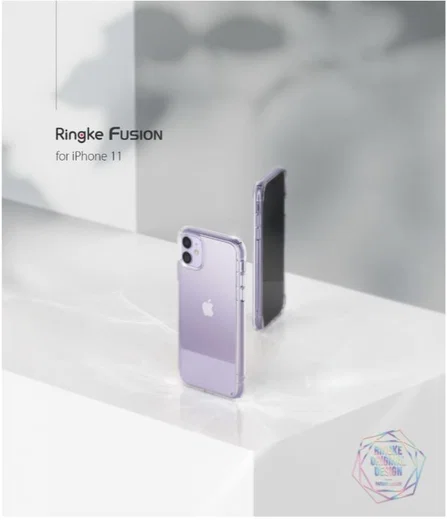 Ringke Fusion Matte Apple iPhone 11 Hoesje Transparant afbeelding 3
