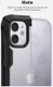 Ringke Fusion X Matte Apple iPhone 11 Hoesje Transparant/Zwart afbeelding 3