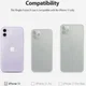 Ringke Fusion X Matte Apple iPhone 11 Hoesje Transparant/Groen afbeelding 4
