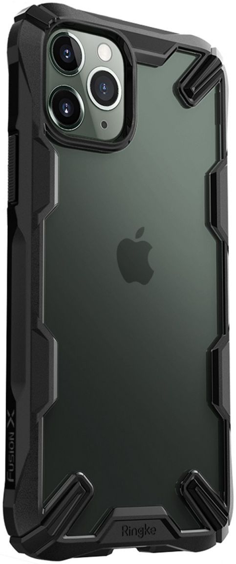 Ringke Fusion X Matte Apple iPhone 11 Pro Hoesje Zwart afbeelding 2