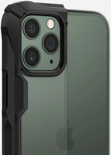 Ringke Fusion X Matte Apple iPhone 11 Pro Hoesje Zwart afbeelding 3