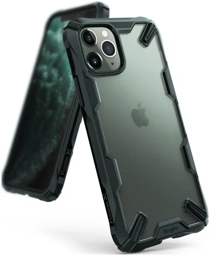 Ringke Fusion X Matte Apple iPhone 11 Pro Hoesje Groen afbeelding 1