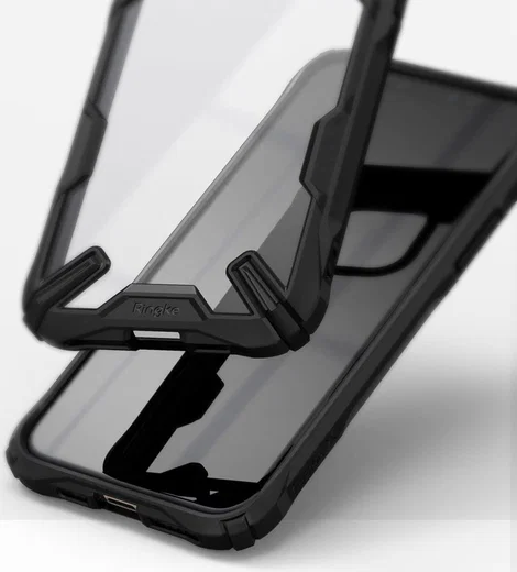 Ringke Fusion X Matte Hoesje Apple iPhone 11 Pro Max Zwart afbeelding 3
