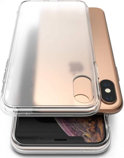 Ringke Fusion Matte Edition Apple iPhone XS / X Hoesje Transparant afbeelding 1
