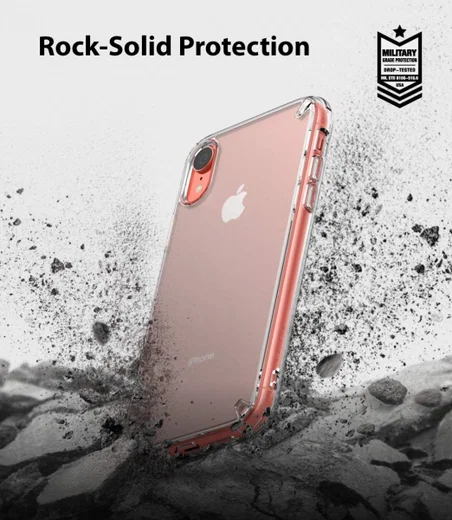 Ringke Fusion Matte Edition Apple iPhone XR Hoesje Transparant afbeelding 2