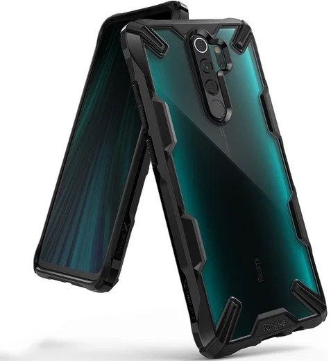 Ringke Fusion X Hoesje Xiaomi Redmi Note 8 Pro Zwart afbeelding 1