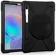 Samsung Galay Tab S6 Hybride Kickstand Hoesje met Handriem Zwart afbeelding 11