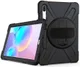 Samsung Galay Tab S6 Hybride Kickstand Hoesje met Handriem Zwart afbeelding 16