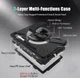 Samsung Galay Tab S6 Hybride Kickstand Hoesje met Handriem Zwart afbeelding 4