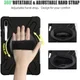 Samsung Galay Tab S6 Hybride Kickstand Hoesje met Handriem Zwart afbeelding 5