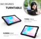 Samsung Galay Tab S6 Hybride Kickstand Hoesje met Handriem Zwart afbeelding 7