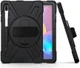 Samsung Galay Tab S6 Hybride Kickstand Hoesje met Handriem Zwart afbeelding 8