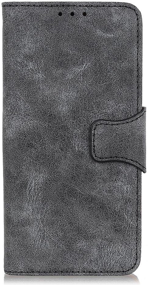 LG G8X ThinQ Vintage Portemonnee Hoesje Zwart afbeelding 2