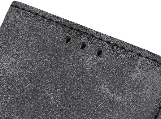 LG G8X ThinQ Vintage Portemonnee Hoesje Zwart afbeelding 12