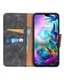 LG G8X ThinQ Vintage Portemonnee Hoesje Zwart afbeelding 1