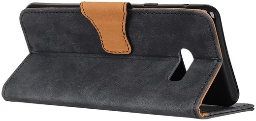 LG G8X ThinQ Vintage Portemonnee Hoesje Zwart afbeelding 4