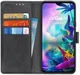 LG G8X ThinQ Matte Portemonennee Hoesje Zwart afbeelding 1