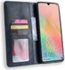 Huawei Mate 20 Stijlvol Vintage Portemonnee Hoesje Blauw afbeelding 2