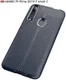 Huawei P Smart Z  Litchi Kunstleren Coating TPU Hoesje Blauw afbeelding 2