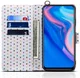Huawei Honor 9X (Global)/P Smart Z Retro Dots Portemonnee Hoesje Roze afbeelding 2