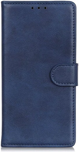 Motorola Moto E6s / E6 Plus Bookcase Hoesje Met Pasjes Blauw afbeelding 1