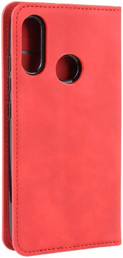 Motorola Moto E6s / E6 Plus Retro Wallet Hoesje Rood afbeelding 5