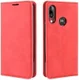 Motorola Moto E6s / E6 Plus Retro Wallet Hoesje Rood afbeelding 2