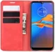 Motorola Moto E6s / E6 Plus Retro Wallet Hoesje Rood afbeelding 1