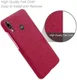 Motorola Moto E6s / E6 Plus Stof Hard Back Cover Rood afbeelding 4