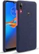 Motorola Moto E6s / E6 Plus Stof Hard Back Cover Blauw afbeelding 1