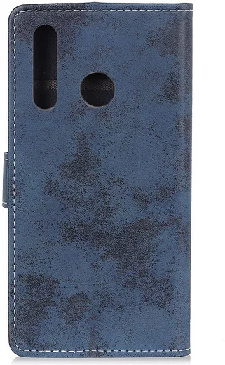 Motorola Moto G8 Plus Vintage Portemonnee Hoesje Blauw afbeelding 5