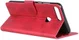 Motorola Moto E6 Play Hoesje Bookcase Met Stand Rood afbeelding 3