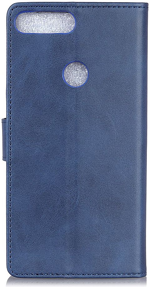 Motorola Moto E6 Play Bookcase Hoesje Met Pasjes Blauw afbeelding 3