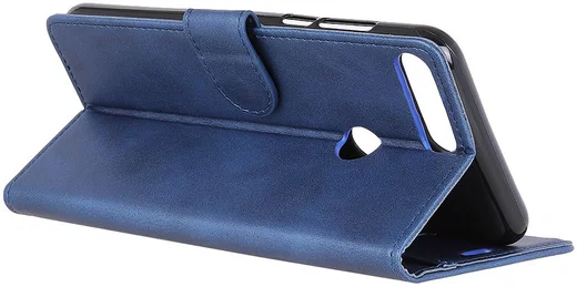 Motorola Moto E6 Play Bookcase Hoesje Met Pasjes Blauw afbeelding 4