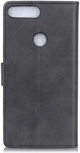 Motorola Moto E6 Play Bookcase Hoesje Met Pasjes Zwart afbeelding 4