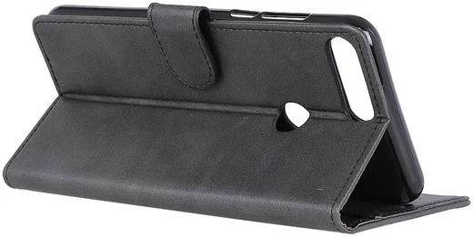 Motorola Moto E6 Play Bookcase Hoesje Met Pasjes Zwart afbeelding 5