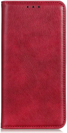 Motorola Moto E6 Play Splitleren Portemonnee Hoesje Rood afbeelding 1