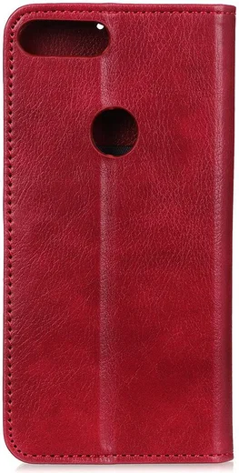 Motorola Moto E6 Play Splitleren Portemonnee Hoesje Rood afbeelding 5