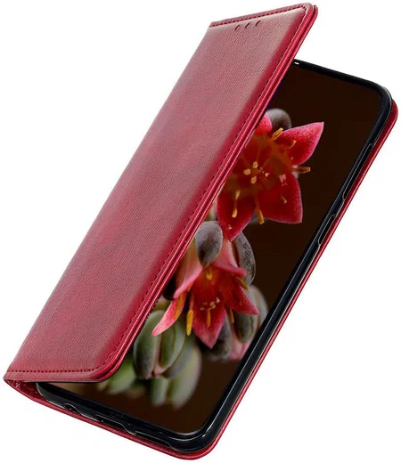 Motorola Moto E6 Play Splitleren Portemonnee Hoesje Rood afbeelding 7