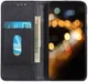 Motorola Moto E6 Play Splitleren Portemonnee Hoesje Zwart afbeelding 1