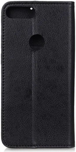 Motorola Moto E6 Play Splitleren Portemonnee Hoesje Zwart afbeelding 7
