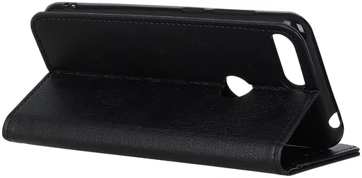 Motorola Moto E6 Play Splitleren Portemonnee Hoesje Zwart afbeelding 8
