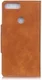 Motorola Moto E6 Play Vintage Portemonnee Hoesje Drukknoop Bruin afbeelding 2