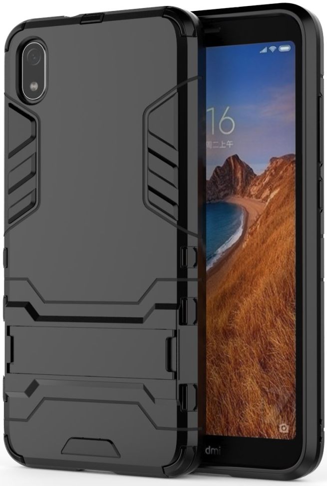 Hybride Xiaomi Redmi 7A Hoesje Zwart afbeelding 1