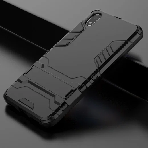 Hybride Xiaomi Redmi 7A Hoesje Zwart afbeelding 8