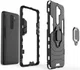 Xiaomi Redmi Note 8 Pro Hybride Hoesje met Kickstand Ring Zwart afbeelding 2