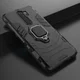 Xiaomi Redmi Note 8 Pro Hybride Hoesje met Kickstand Ring Zwart afbeelding 8
