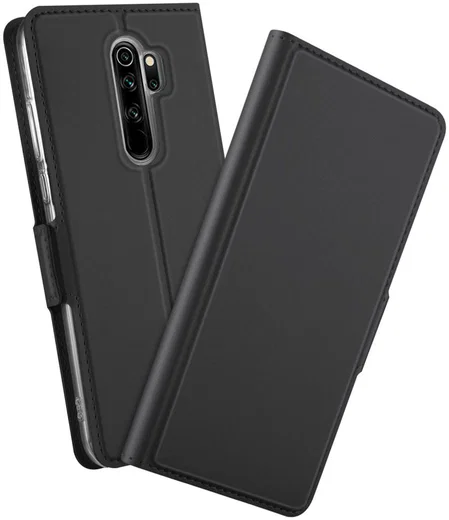 Xiaomi Redmi Note 8 Pro Business Hoesje met Kaarthouder Zwart afbeelding 2